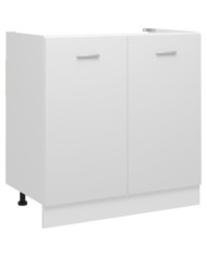 Armoire de plancher d'évier "Lyon" Blanc Bois ingénierie | Mobilier & Déco