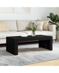 Table basse noir 102x50x36 cm bois d'ingénierie | Mobilier & Déco