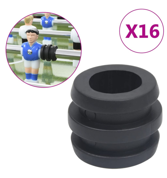 Butées de tige de baby-foot pour tige de 15,9/16 mm 16 pcs | Mobilier & Déco