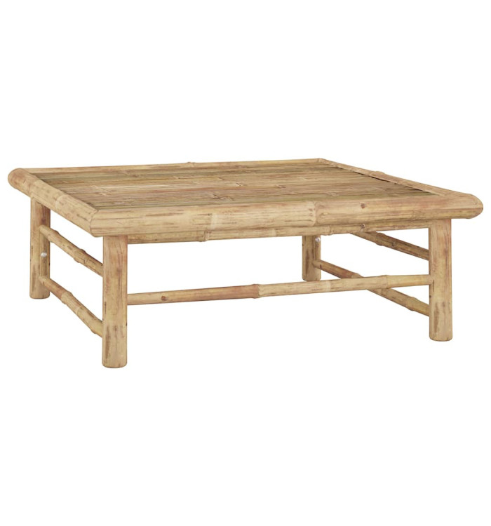 Table de jardin 65x65x30 cm Bambou | Mobilier & Déco