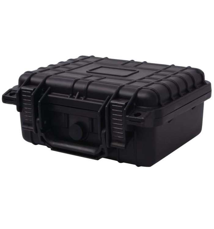Boîte de protection pour équipement 27 x 24,6 x 12,4 cm noir | Mobilier & Déco