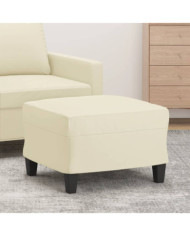Repose-pied Crème 60x50x41 cm Similicuir | Mobilier & Déco