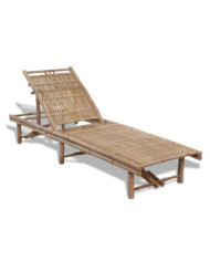 Chaise longue Bambou | Mobilier & Déco