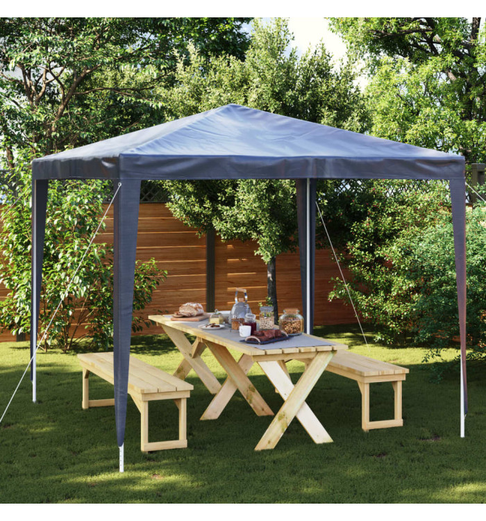 Tente de réception 2,5x2,5 m bleu | Mobilier & Déco