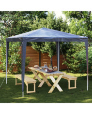 Tente de réception 2,5x2,5 m bleu | Mobilier & Déco