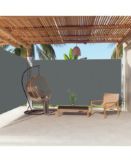 Auvent latéral rétractable Anthracite 200x600 cm | Mobilier & Déco