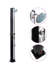 Douche solaire d'extérieur avec pomme de douche et robinet 40 L | Mobilier & Déco