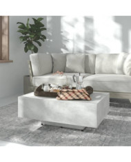 Table basse Gris béton 85x55x31 cm Bois d'ingénierie | Mobilier & Déco