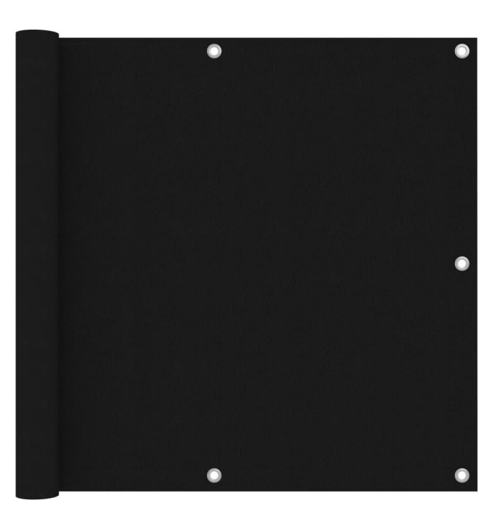 Écran de balcon Noir 90x400 cm Tissu Oxford | Mobilier & Déco