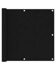 Écran de balcon Noir 90x400 cm Tissu Oxford | Mobilier & Déco