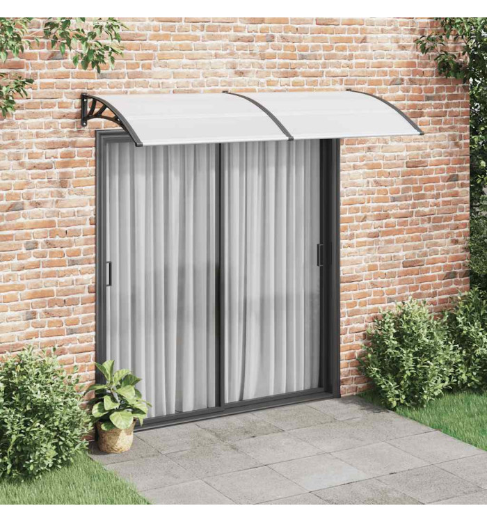 Auvent de porte 240 x 100 cm PC | Mobilier & Déco