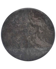 Dessus de table Noir Ø50x2,5 cm Marbre | Mobilier & Déco