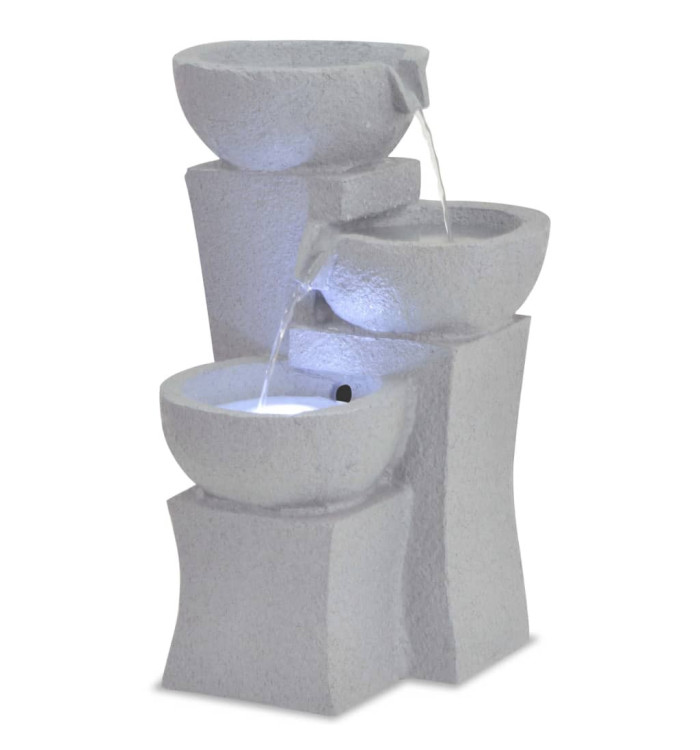 Fontaine d'intérieur avec lampe LED Polyrésine | Mobilier & Déco
