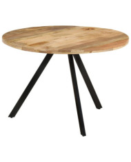 Table à dîner 110x75 cm Bois de manguier massif | Mobilier & Déco