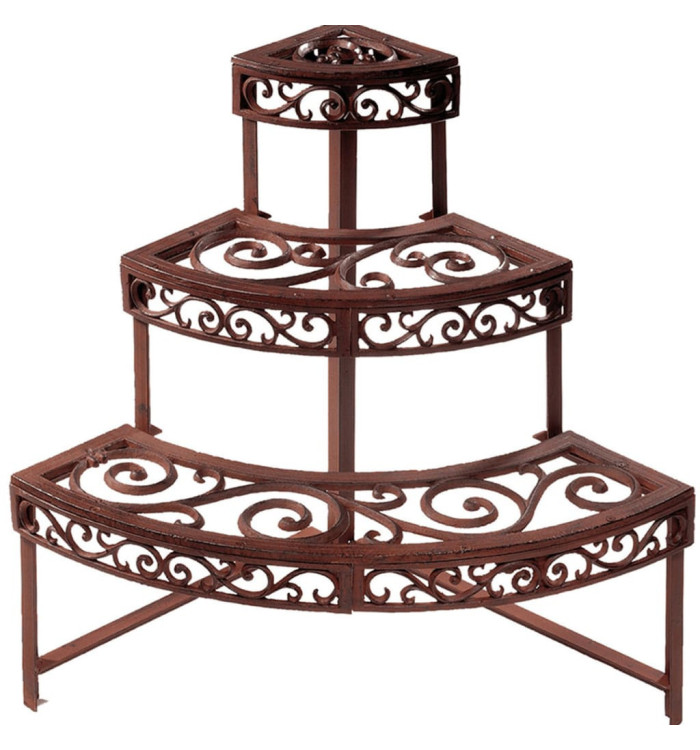 Esschert Design Étagère quart de rond BPH32 | Mobilier & Déco