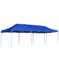 Tente de réception pliable 3x9 m Bleu | Mobilier & Déco