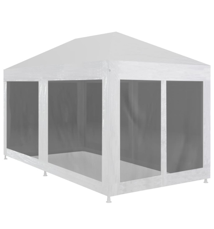 Tente de réception avec 6 parois en maille 4 x 3 m | Mobilier & Déco