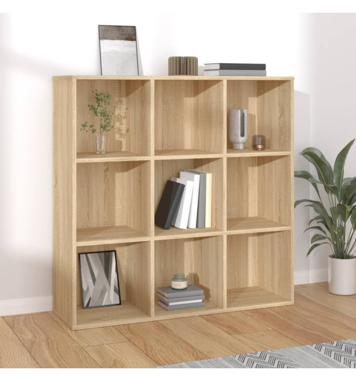Bibliothèque chêne sonoma 98x29x97,5 cm bois d'ingénierie | Mobilier & Déco