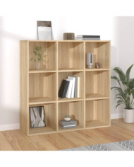 Bibliothèque chêne sonoma 98x29x97,5 cm bois d'ingénierie | Mobilier & Déco