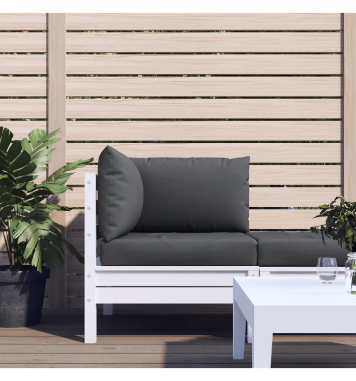 Coussins de palette lot de 3 anthracite tissu oxford | Mobilier & Déco