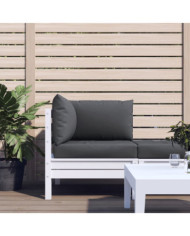 Coussins de palette lot de 3 anthracite tissu oxford | Mobilier & Déco