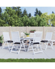 Coussins de chaise lot de 6 anthracite 40x40x7 cm | Mobilier & Déco
