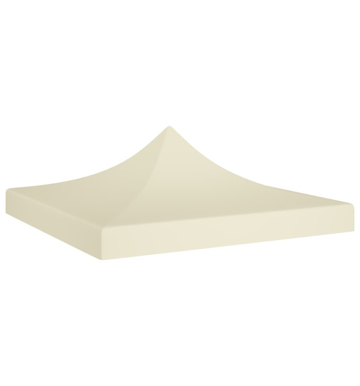 Toit de tente de réception 2x2 m Crème 270 g/m² | Mobilier & Déco