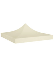 Toit de tente de réception 2x2 m Crème 270 g/m² | Mobilier & Déco