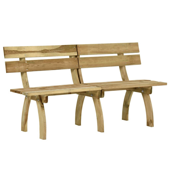 Banc de jardin 160 cm bois de pin imprégné | Mobilier & Déco