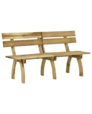 Banc de jardin 160 cm bois de pin imprégné | Mobilier & Déco