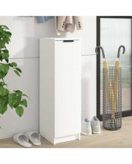 Armoire à chaussures Blanc 30x35x100 cm Bois d'ingénierie | Mobilier & Déco
