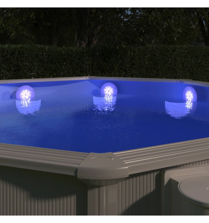 Lampe LED flottante submersible de piscine avec télécommande | Mobilier & Déco