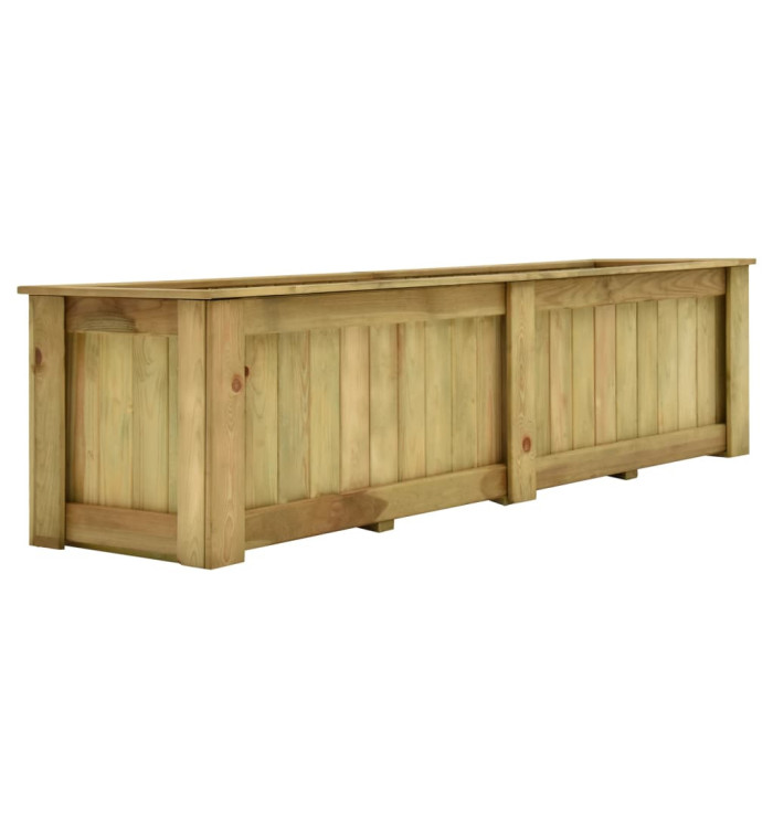 Jardinière surélevée 196x50x50 cm Bois de pin imprégné | Mobilier & Déco