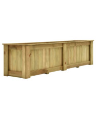 Jardinière surélevée 196x50x50 cm Bois de pin imprégné | Mobilier & Déco