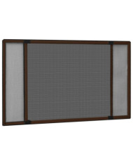 Moustiquaire extensible pour fenêtres Marron (100-193)x75 cm | Mobilier & Déco