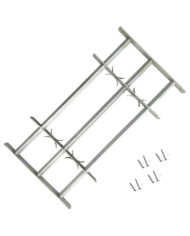 Grille réglable de sécurité de fenêtres et 3 barres 700-1050 mm | Mobilier & Déco