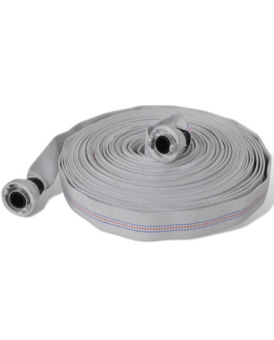 Tuyau d'incendie plat 30 m avec raccords D-Storz 1 pouce | Mobilier & Déco