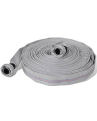 Tuyau d'incendie plat 30 m avec raccords D-Storz 1 pouce | Mobilier & Déco