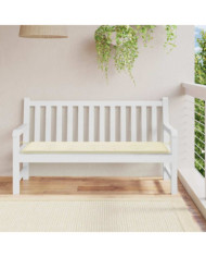 Coussin de banc de jardin crème 150x50x4 cm tissu oxford | Mobilier & Déco