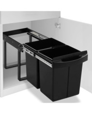 Poubelle amovible de cuisine Fermeture en douceur 48 L | Mobilier & Déco