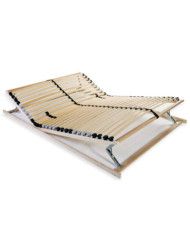 Sommier à lattes sans matelas avec 28 lattes 7 zones 120x200 cm | Mobilier & Déco