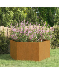 Jardinière Rouillé 90x90x45 cm Acier corten | Mobilier & Déco