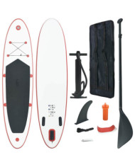 Ensemble de planches SUP gonflables Rouge et blanc | Mobilier & Déco
