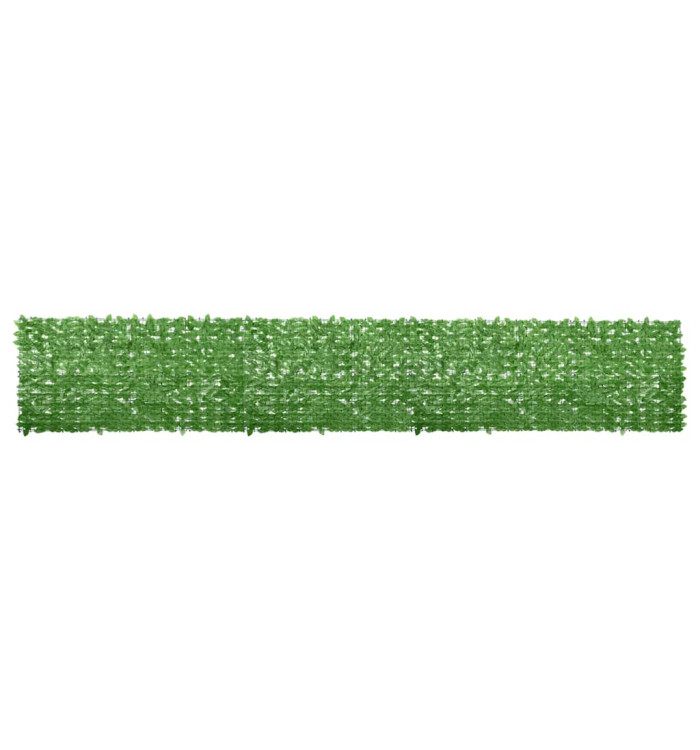 Écran de balcon avec feuilles vert 600x100 cm | Mobilier & Déco