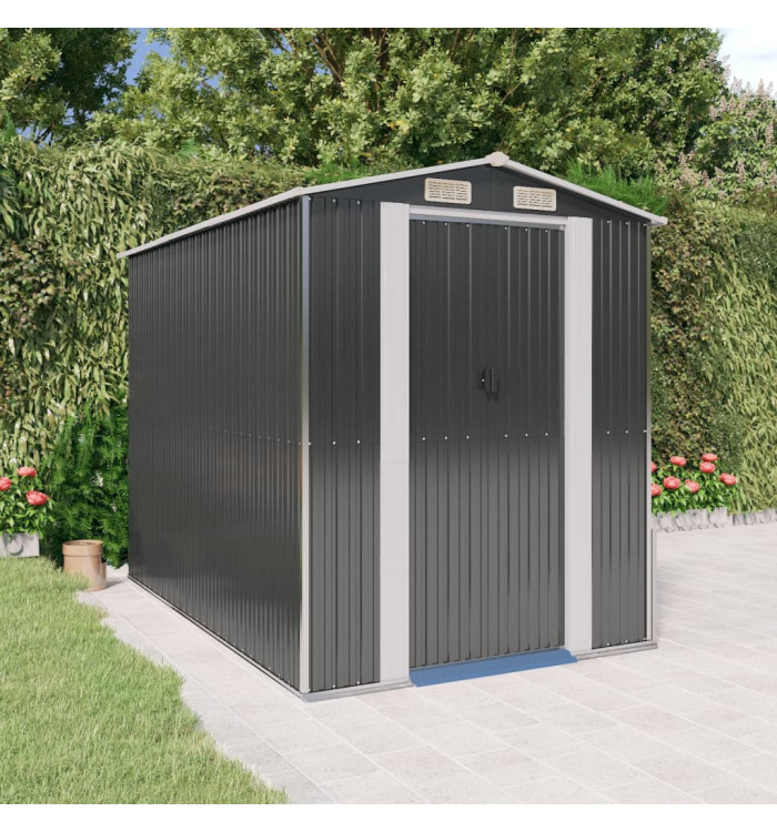 Abri de jardin Anthracite 192x274x223 cm Acier galvanisé | Mobilier & Déco
