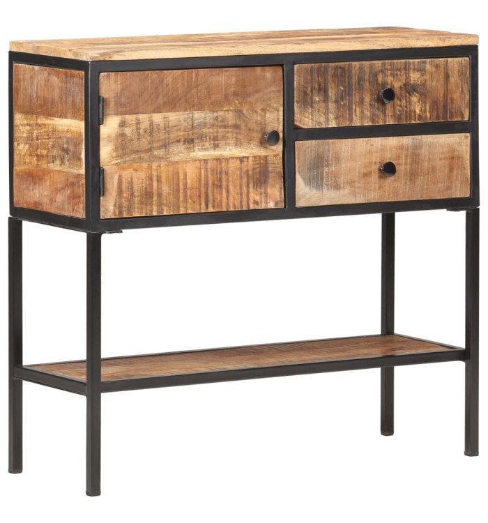 Buffet 85x30x80 cm Bois de manguier brut | Mobilier & Déco