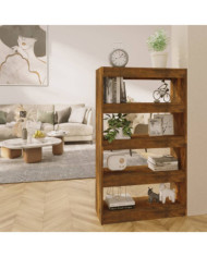 Bibliothèque/Séparateur de pièce Chêne fumé Bois d'ingénierie | Mobilier & Déco