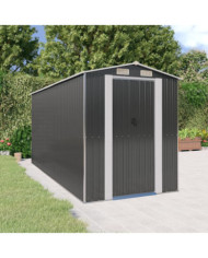 Abri de jardin Anthracite 192x440x223 cm Acier galvanisé | Mobilier & Déco