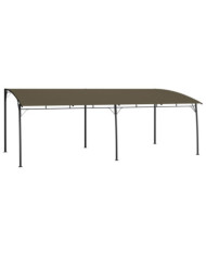 Auvent pare-soleil de jardin 6x3x2,55 m Taupe | Mobilier & Déco