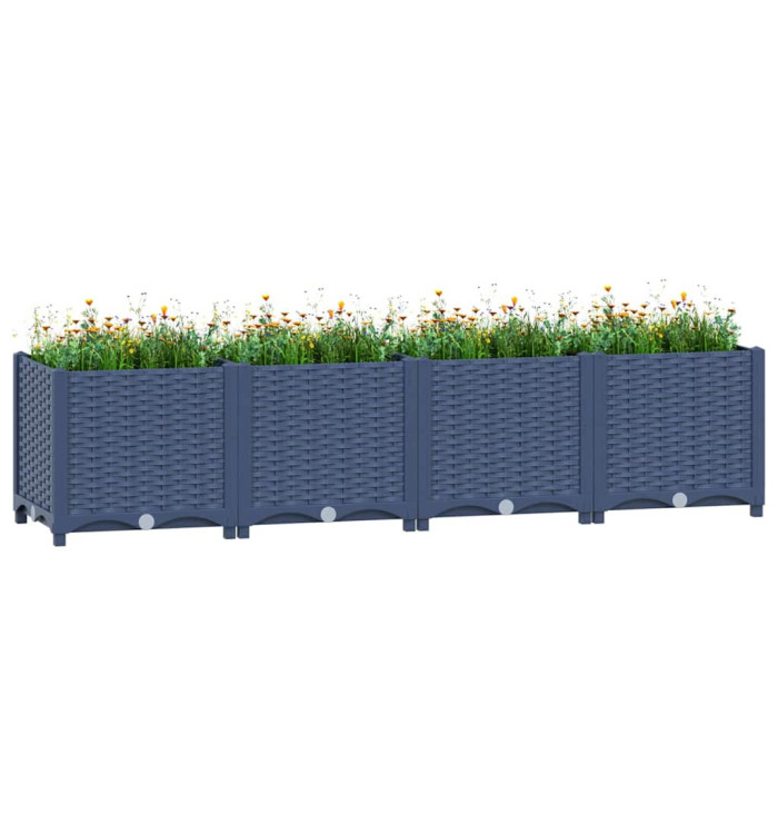 Lit surélevé 160x40x38 cm Polypropylène | Mobilier & Déco